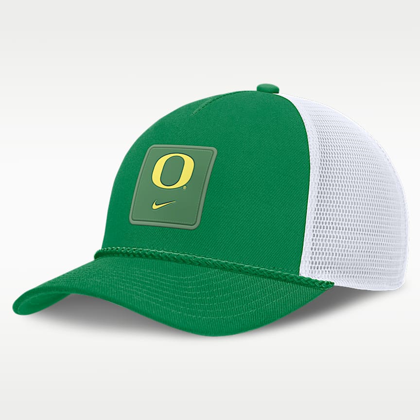 Oregon Sideline Gameday Rope Men's Nike College Trucker Adjustable